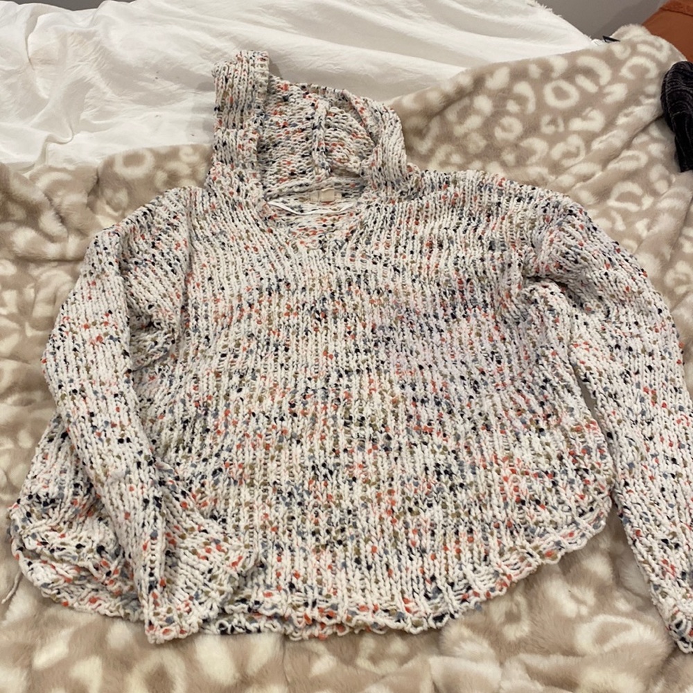 Hoodie multicolor sweater size M